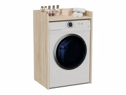 Mueble para lavadora, roble Sonoma, 64 x 97,5 x 50 cm Marru00f3n Best