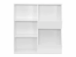 Sweeek Mueble para niños, 3 estantes y 2 espacios de almacenamiento Blanco Sale