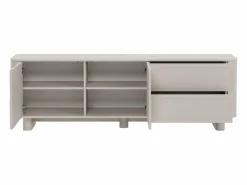 Vente-unique Mueble Tv|Mueble para TV con 2 puertas y 2 cajones - - DIGARA