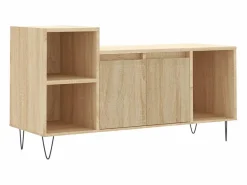 Mueble para TV madera contrachapada roble Sonoma 100x35x55 cm^vidaxl New