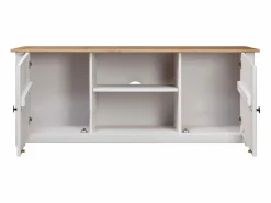 Mueble para TV madera de pino estilo Panamá 120x40x50 cm ES97247^ New