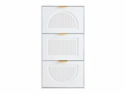 Mueble para zapatos moderno 60x24x114 cm - con 3 puertas abatibles -^ModernLuxe Sale