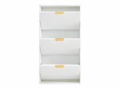 Mueble para zapatos moderno 60x24x114 cm - con 3 puertas abatibles -^ModernLuxe Sale