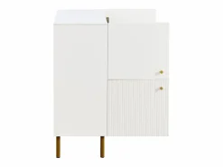 Mueble para zapatos 80x36x90cm - 4 puertas - Patas de metal - MDF -^ModernLuxe Sale