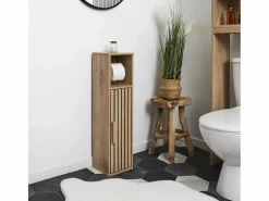 Mueble Portarrollos de Papel Higiénico Klaus Marrón 78cm^The Home Deco Factory New