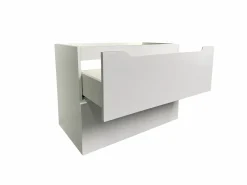 Vente-unique Mueble De Baño Simple|Mueble simple lavabo suspendido , 80 cm, STEFANIE
