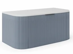 Mueble suspendido para lavabo rayado - mate - 100 cm - LOMERI^Vente-unique Sale