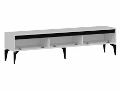 Vente-unique Mueble TV con 3 puertas - Color: - MINALYA Blanco Outlet