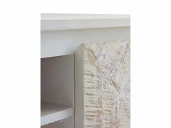 Mueble TV de madera de mango maciza en color patinado^ New