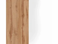 Mueble TV Garda con 2 puertas y 1 estante central brillo y roble 210x35x30 cm^ Outlet