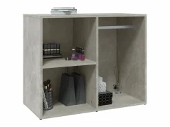 Mueble vestidor madera contrachapada hormigón 80x40x65 cm^vidaxl Hot
