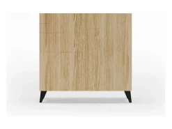 Herdasa Zapatero|Mueble De Almacenaje|Mueble zapatero almacenaje - A87cm x L90cm x F27cm roble dorado patas – Bergen