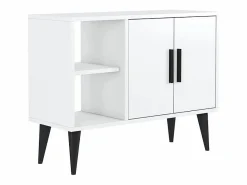 Mueble zapatero moderno para recibidor y salón 90x35x70cm Arizona - Blanco New