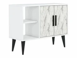 Vajilla|Vajilla|Mueble zapatero moderno para recibidor y salón 90x35x70cm Arizona - Efecto mármol