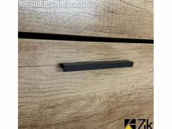 Mueble zapatero de madera de roble 63x24x115cm, 3 puertas plegables, doble fondo, para entrada, muebles bajos - ZIK^ Outlet