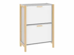 Mueble zapatero madera contrachapada 57,5x33x80 cm ES694855^ Online
