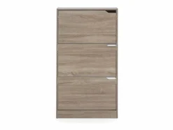 Mueble Zapatero Ángel 3 Puertas Color Roble, para 18 Pares^VS Venta-stock Hot