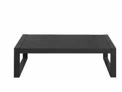 MYLIA Salones De Jardín|Muebles de salón para jardín : un sofá de 3 plazas, 2 sillones, una mesa de centro - antracita - MOLOKAI