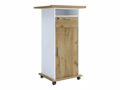 Muebles Hifi Neta Blanco / Roble de miel 0^VCM Online