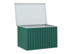 Garden Furniture Nancy Caja de almacenaje para jardín 149x99x93 cm Verde Discount