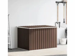 Nancy Caja de almacenaje para jardín marrón 149x99x93 cm^Garden Furniture Outlet