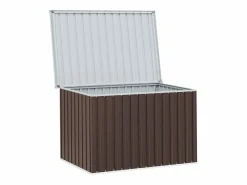 Nancy Caja de almacenaje para jardín marrón 149x99x93 cm^Garden Furniture Outlet