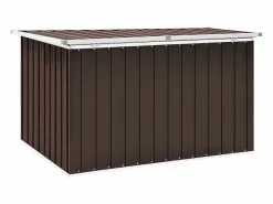 Nancy Caja de almacenaje para jardín marrón 149x99x93 cm^Garden Furniture Outlet