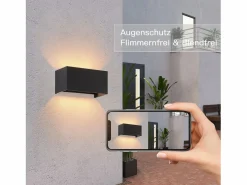 NETTLIFE 2 Aplicaciones LED para Muro Negras IP65, Luz Blanca Caliente Ajustable G9, para Salón, Jardín, Terraza Negro Sale