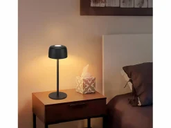 NETTLIFE Lámpara De Mesa|- Lámpara de mesa LED inalámbrica (2 unidades), atenuación continua y batería
