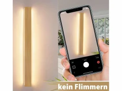 - Lámpara de pared LED de madera para interiores (100 cm, 36 W, luz indirecta, arriba y abajo, blanco cálido de 3000 K)^NETTLIFE Clearance
