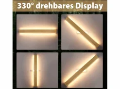 - Lámpara de pared LED de madera para interiores (100 cm, 36 W, luz indirecta, arriba y abajo, blanco cálido de 3000 K)^NETTLIFE Clearance
