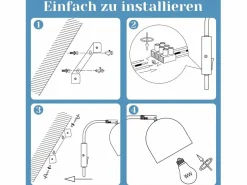 Aplique de madera con interruptor - Foco de pared de 1 llama E27 Lámpara de pasillo blanca 330°, Sin bombilla^NETTLIFE Outlet