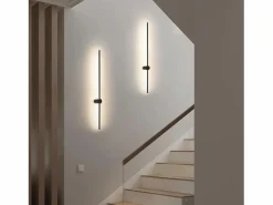 Aplique LED para Interiores - 100 CM 8 W Lámpara Giratoria Minimalista para Sala de Estar Lámpara de Noche Blanco cálido 3000 K^NETTLIFE Clearance