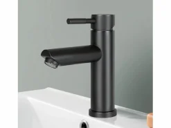 NETTLIFE Grifo|Grifo de fregadero Grifo de agua caliente / fría Grifo de alta presión de acero inoxidable