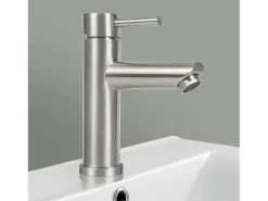 NETTLIFE Grifo|Grifo de fregadero Grifo de agua caliente / fría Grifo de alta presión de acero inoxidable