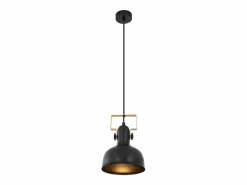 Lámpara colgante vintage de 1 llama, , retro industrial, bombilla E27, máx. 40W.^NETTLIFE New