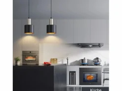 Lámpara colgante para mesa de comedor, lámpara colgante E27 negra, lámpara colgante retro para mesita de noche, altura ajustable^NETTLIFE Clearance