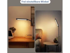 Lámpara de escritorio LED regulable con abrazadera, color , 5 colores y 5 niveles de brillo, 11 W, protección ocular flexible.^NETTLIFE Clearance