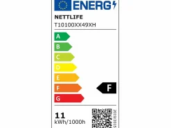 Lámpara de escritorio LED regulable con abrazadera, color , 5 colores y 5 niveles de brillo, 11 W, protección ocular flexible.^NETTLIFE Clearance