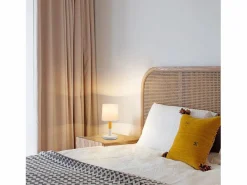 Lámpara de Noche Juego de 2 Lámparas de Mesa Sala de Estar - Lámpara de Noche con Casquillo E27 de Madera Dormitorio^NETTLIFE Online