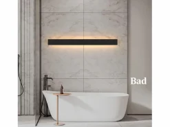 , lámpara de pared LED para exteriores, 100 cm, , 3000K, IP65, larga, 26W, de villa, en acrílico, para casa, pared, jardines.^NETTLIFE Best