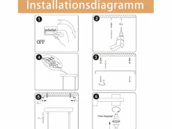 NETTLIFE Lámpara Suspendida|Mesa de comedor colgante. Lámpara colgante de 6 bombillas negras GU10, industrial de metal.