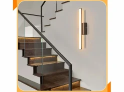 Plafonario salón, plafonario dormitorio: lámpara de salón moderna de 6W 3000K, lámpara de cocina interior de diseño blanco cálido.^NETTLIFE Best