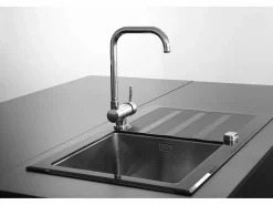 Essebagno Grifo De Cocina|New Oslo grifo monomando para fregadero cromado abatible «especial ventana»