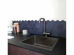 Essebagno Grifo De Cocina|New Oslo mezclador para fregadero abatible metalizado