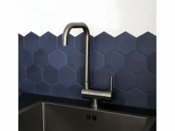 Essebagno Grifo De Cocina|New Oslo mezclador para fregadero abatible metalizado