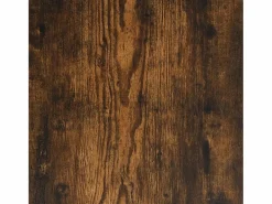 Garden Furniture Nicklas Escritorio madera de ingeniería roble ahumado 141x141x75 cm Marru00f3n Discount