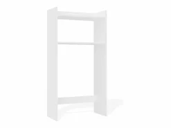 TOPESHOP Mueble Para Lavadora|NINA NP - Armario de baño sobre lavadora con 2 repisas 64×124×30 cm -
