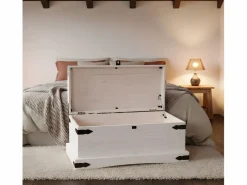 ebuy24 Baúl Y Arcón|Nuevo México ancho de pecho 92 cm, alto 45 cm /cera.