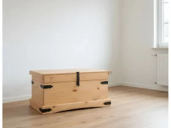ebuy24 Nuevo México ancho de pecho 92 cm, alto 45 cm lejía/cera. Marru00f3n